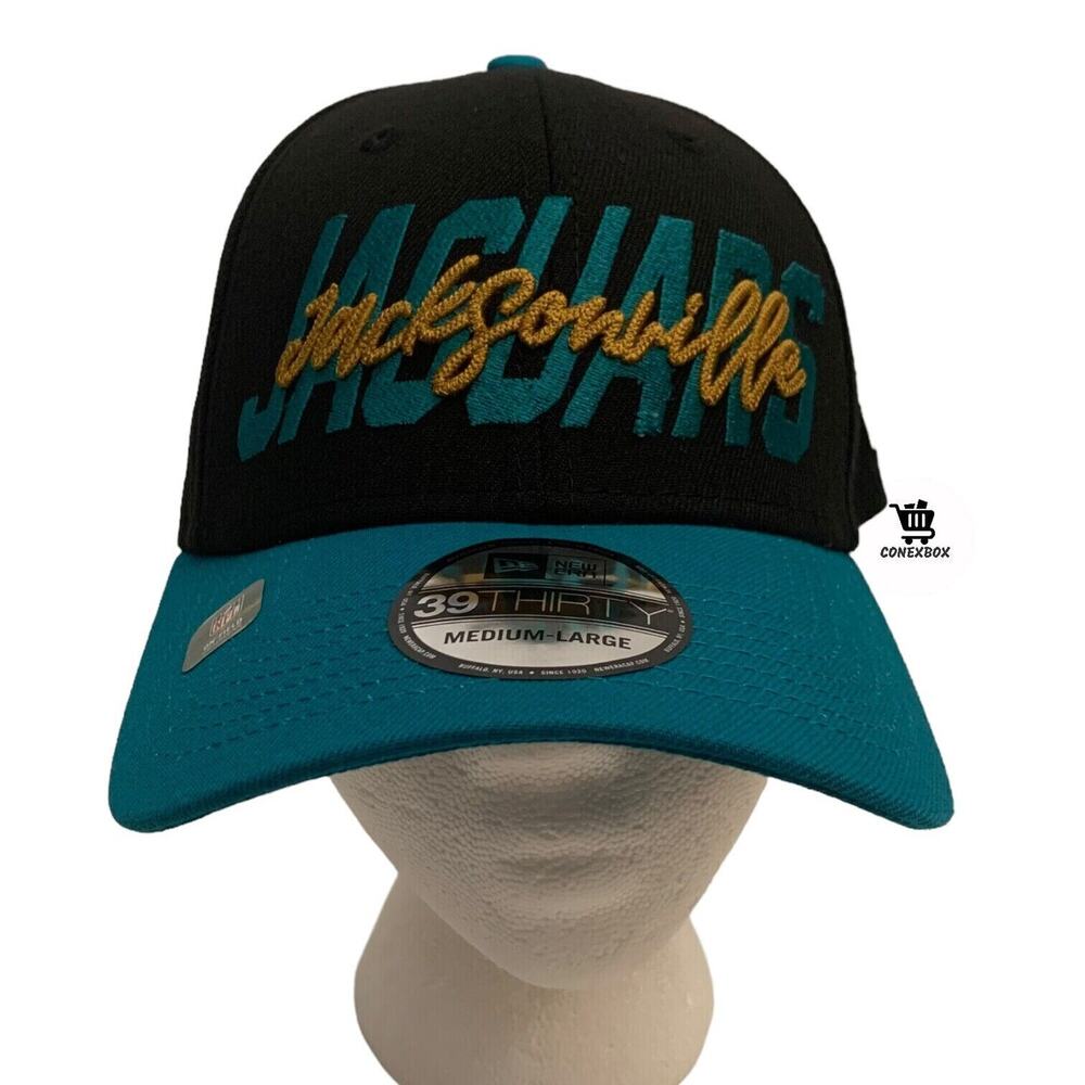 New Era 39THIRTY Size M/L Jacksonville Jaguars NFL Draft Flex Cap Hat Brand New